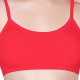 Cage Six-strap Bralette Red Free size from 30 to 36d