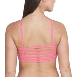 Cage Six-strap Bralette Light-Pink Free size from 30 to 36d