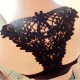 Lace Back Bralette Black free size from 30 to 36d
