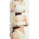 Lace Back Bralette White free size from 30 to 36d