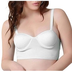 Underwired Cage Bralette White Free Size from 30 to 36d